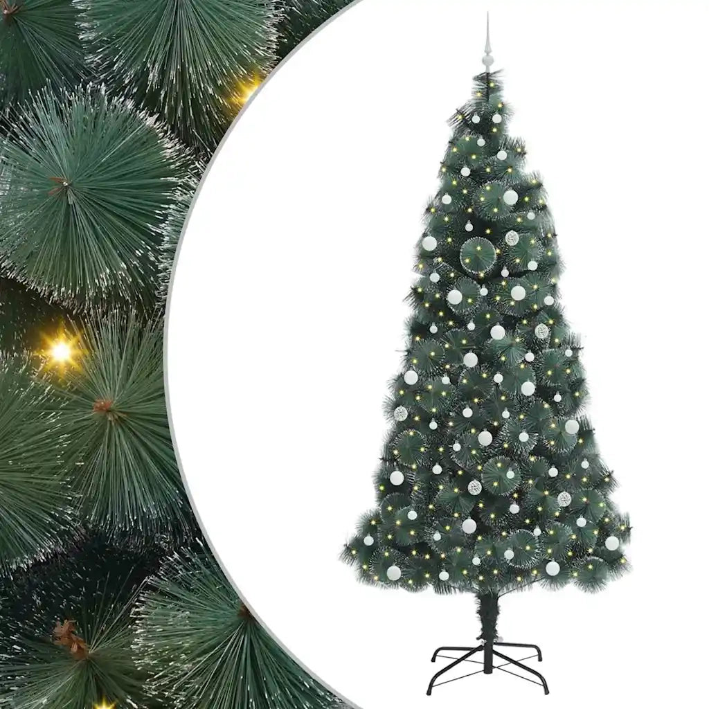 Albero di Natale artificiale pre-illuminato con set di palline 3396193