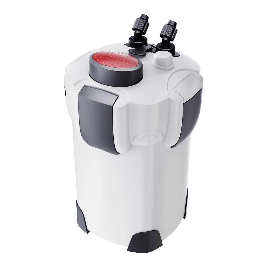 HW-302 Filtro esterno per acquari con pompa 1.000 l/h, filtro a 3 stadi con mezzi e spugne filtranti inclusi