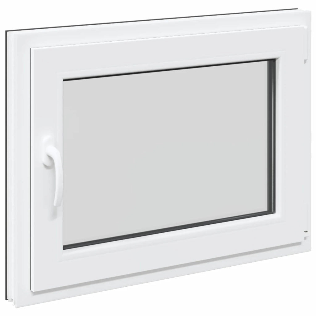 Finestra per Soffitta RISOR Antracite 80 x 60 cm PVC e Vetro 42047282