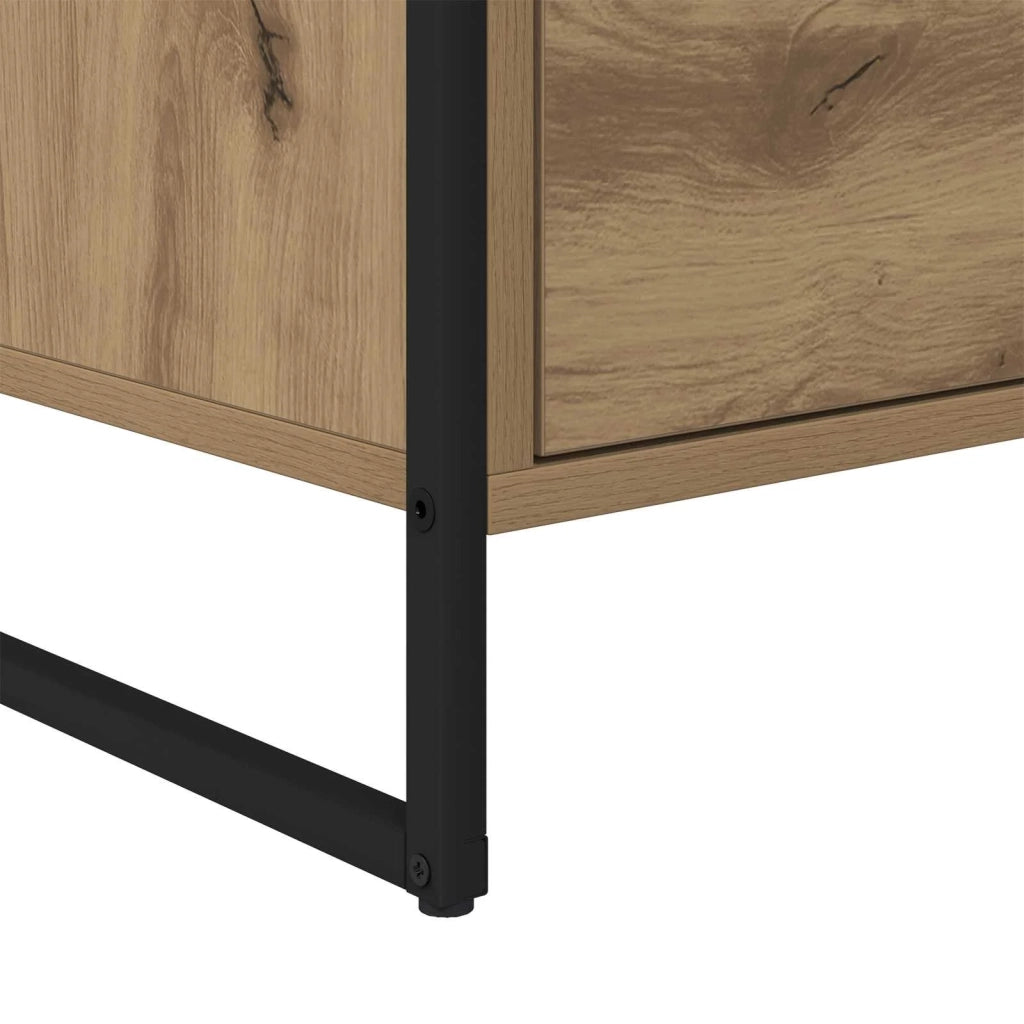 Credenza | Madia | Buffet da pranzo | Armadio da pranzo Rovere Artigianale 79 x 36 x 75.5 cm Legno multistrato