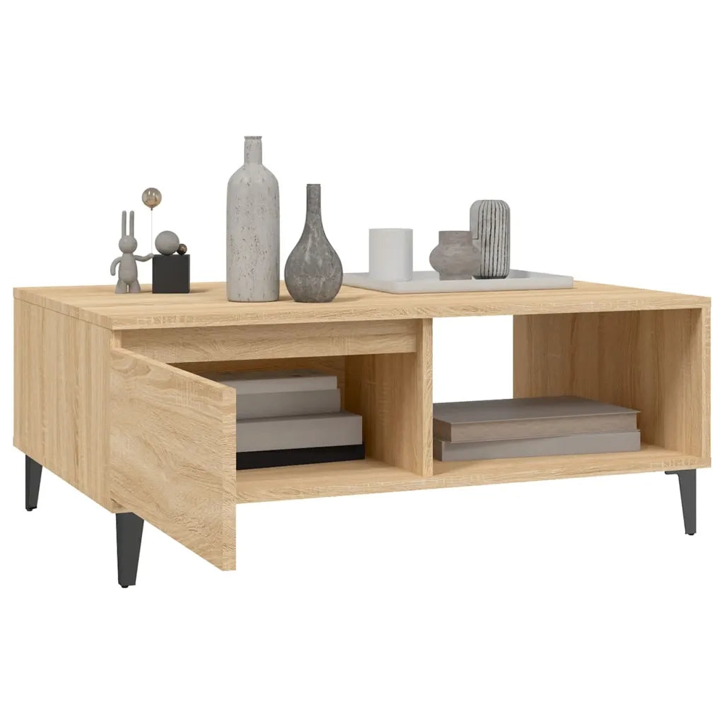Tavolino da Salotto Rovere Sonoma 90x60x35 cm Legno Multistrato 806007