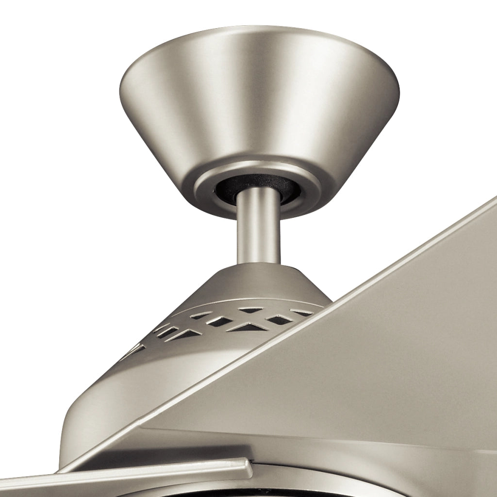 Ventilatore soffitto 152cm LED 18W nichel telecomando Kichler