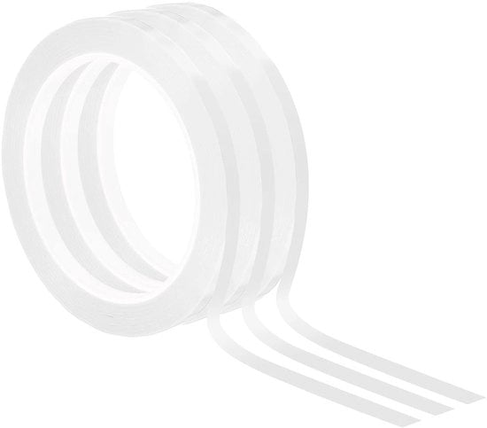 Tape Bianco per Whiteboard 6mm - 3 Strisce Adesiva per Linee a Griglia, Accessori per Progetti DIY e Aule Scuola