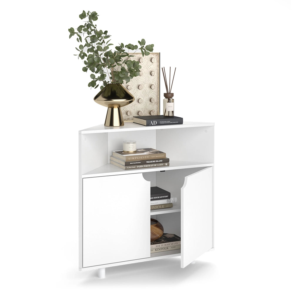 Vicco Cassettiera per camera da letto Bianco 79 x 76 cm con 3 scomparti