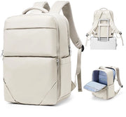 Borsa da viaggio per donna Reisen Rucksack Handgepazio Klein Rucksack Handgepazio Flugzeug Rucksack Donna Uomo Impermeabile beige