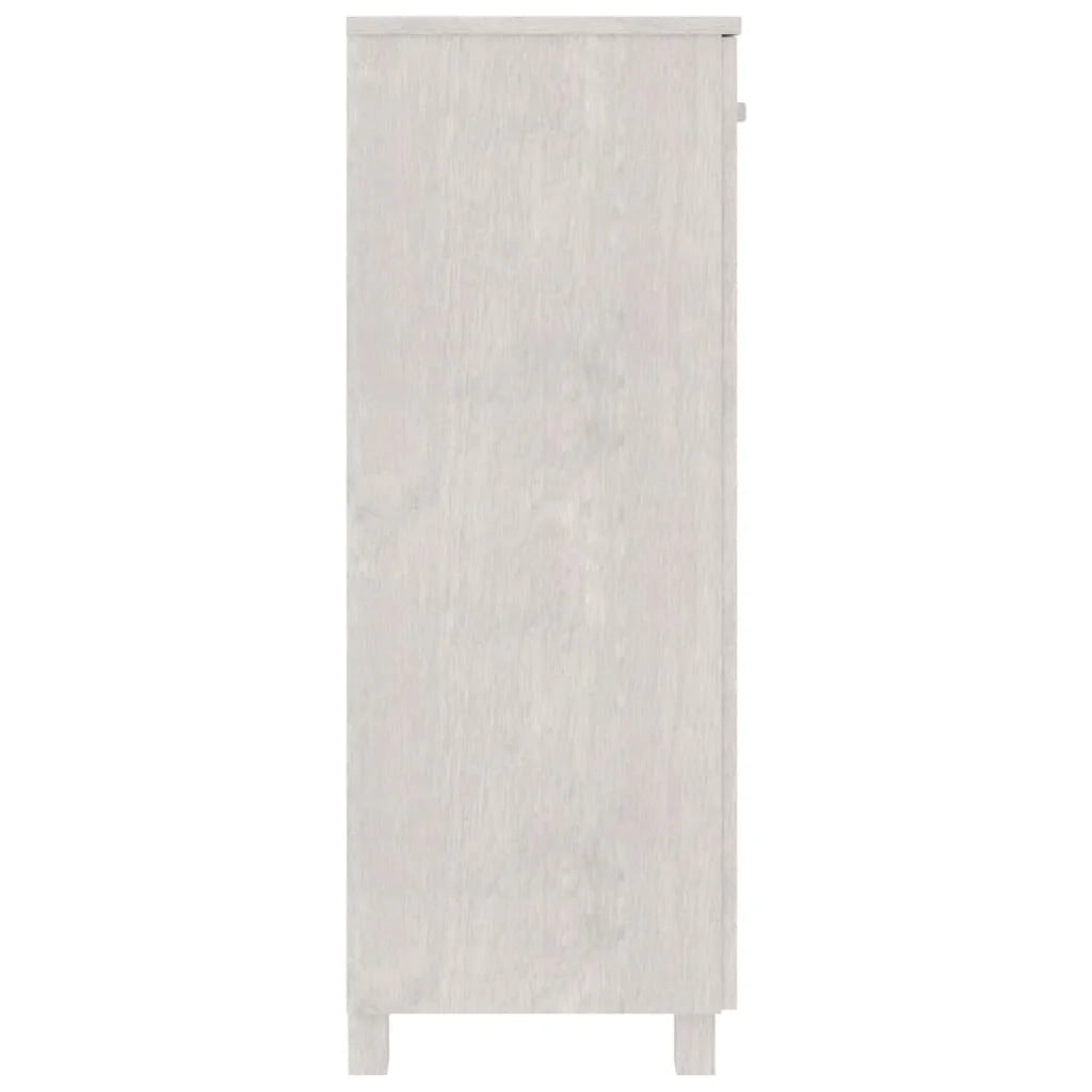 Scarpiera mobile contenitore per scarpe mobile per ingresso/corridoio/soggiorno 85 x 40 x 108 cm legno di pino bianco 02_0021861