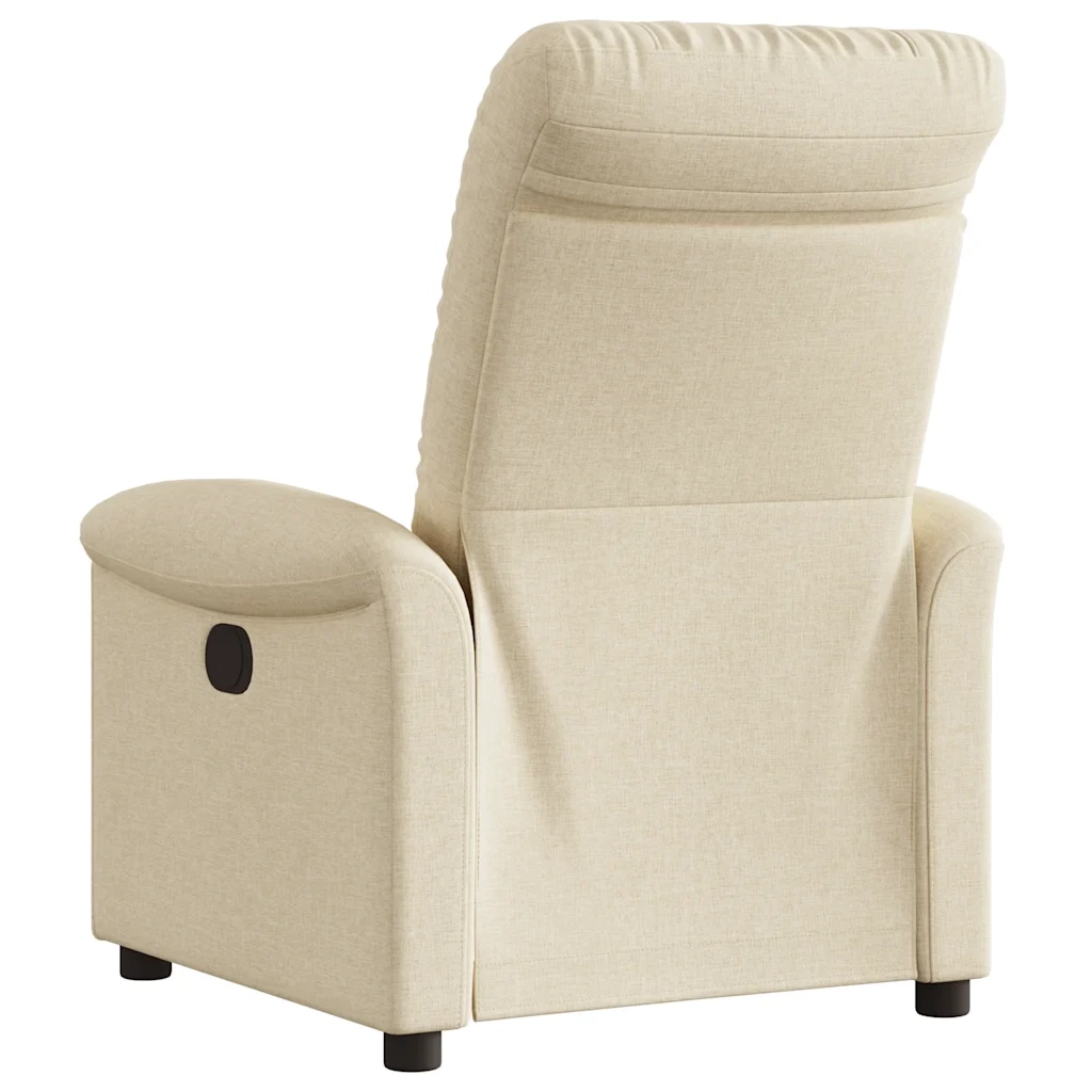Poltrona Reclinabile in Tessuto Crema 4015624