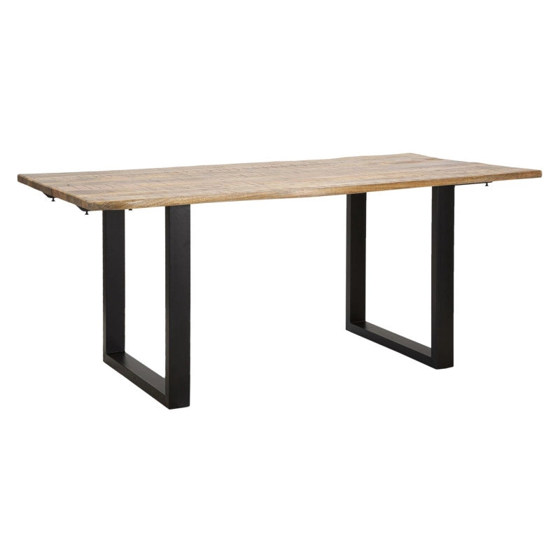 Tavolo Da Pranzo Edge Allungabile cm 180x90x77-lunghezza Totale 280 (legno Di Mango)