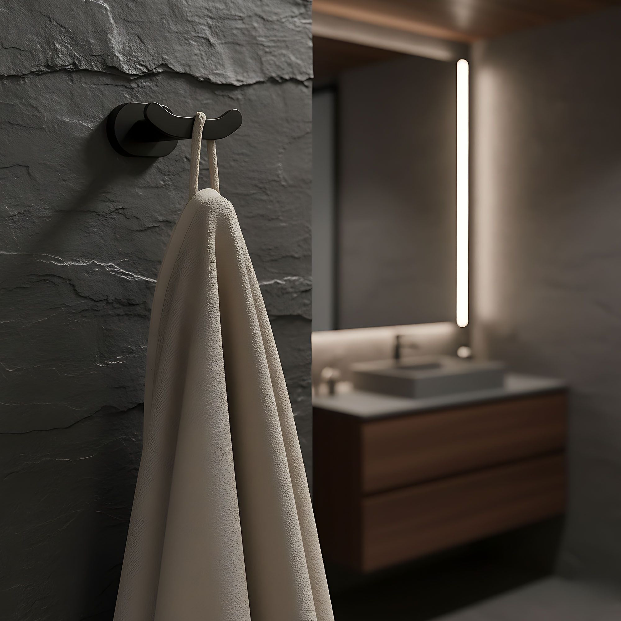 Portasciugamano Da Bagno Til 105 Black