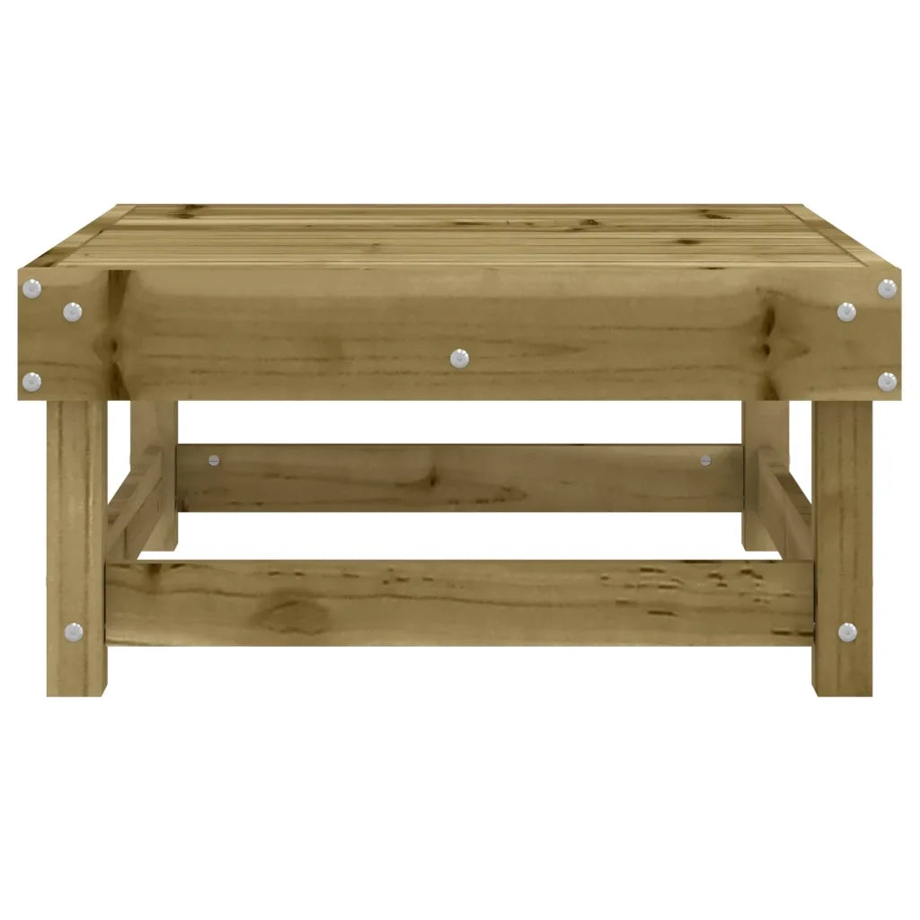 Poggiapiedi da Giardino in Legno Impregnato di Pino CFW5194694