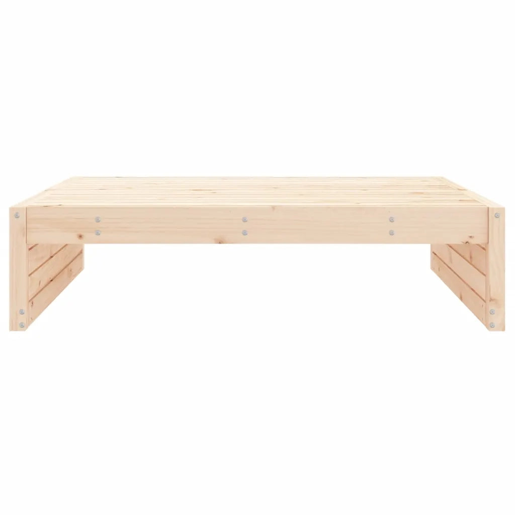Poggiapiedi da Giardino 120x80 cm in Legno Massello di Pino
