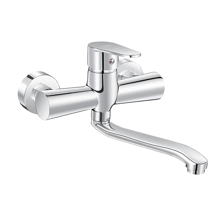Miscelatore monocomando lavello a muro DH serie Lizzy cromo