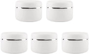 Contenitori di crema 5 pezzi - Flaconi di viaggio impermeabili - Flaconi di cosmetici - Flaconi leggeri e pratici - Adatti a creme