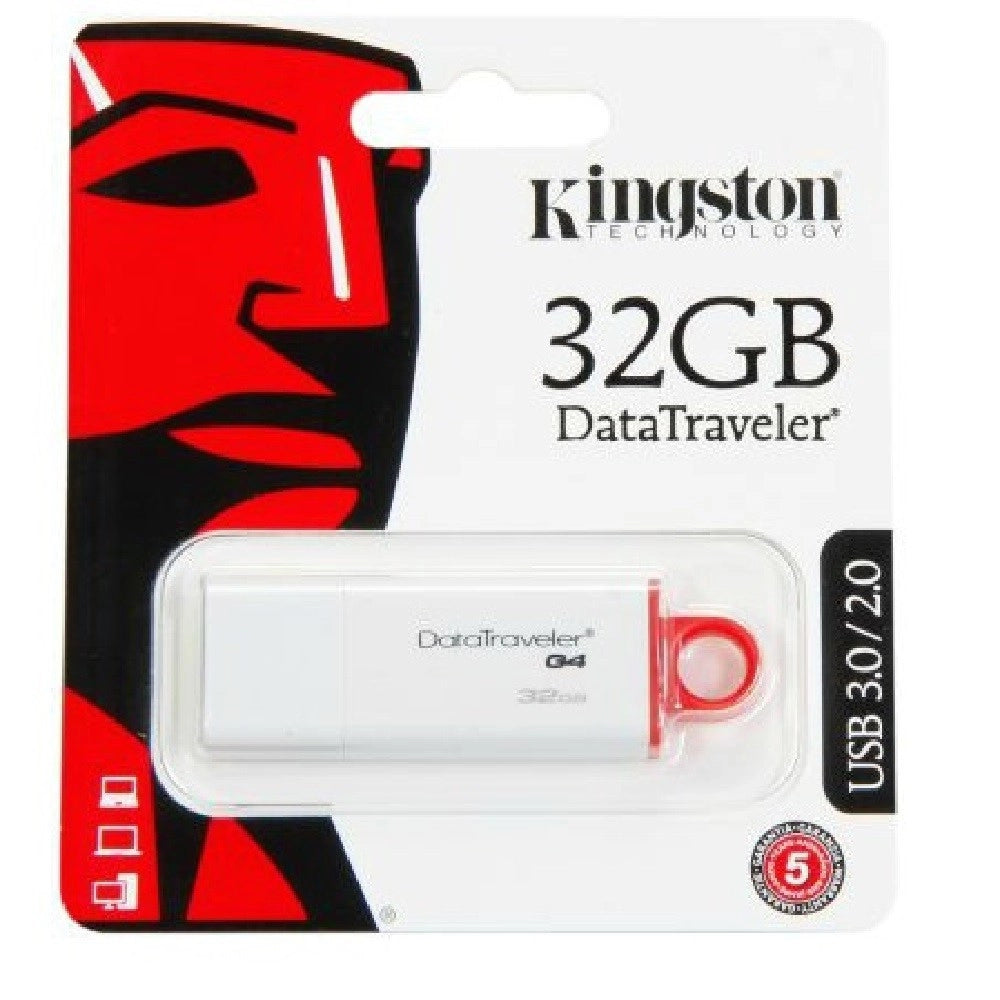 Trade Shop - Pendrive Datatravel G4 Penna Usb 3.0/2.0 Kingston Chiavetta 32 Gb 32gb Memoria -
