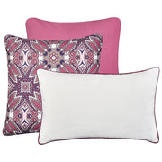 Set di 2 cuscini da giardino per esterni con motivo 45 x 45 cm multicolore Accessorio da giardino