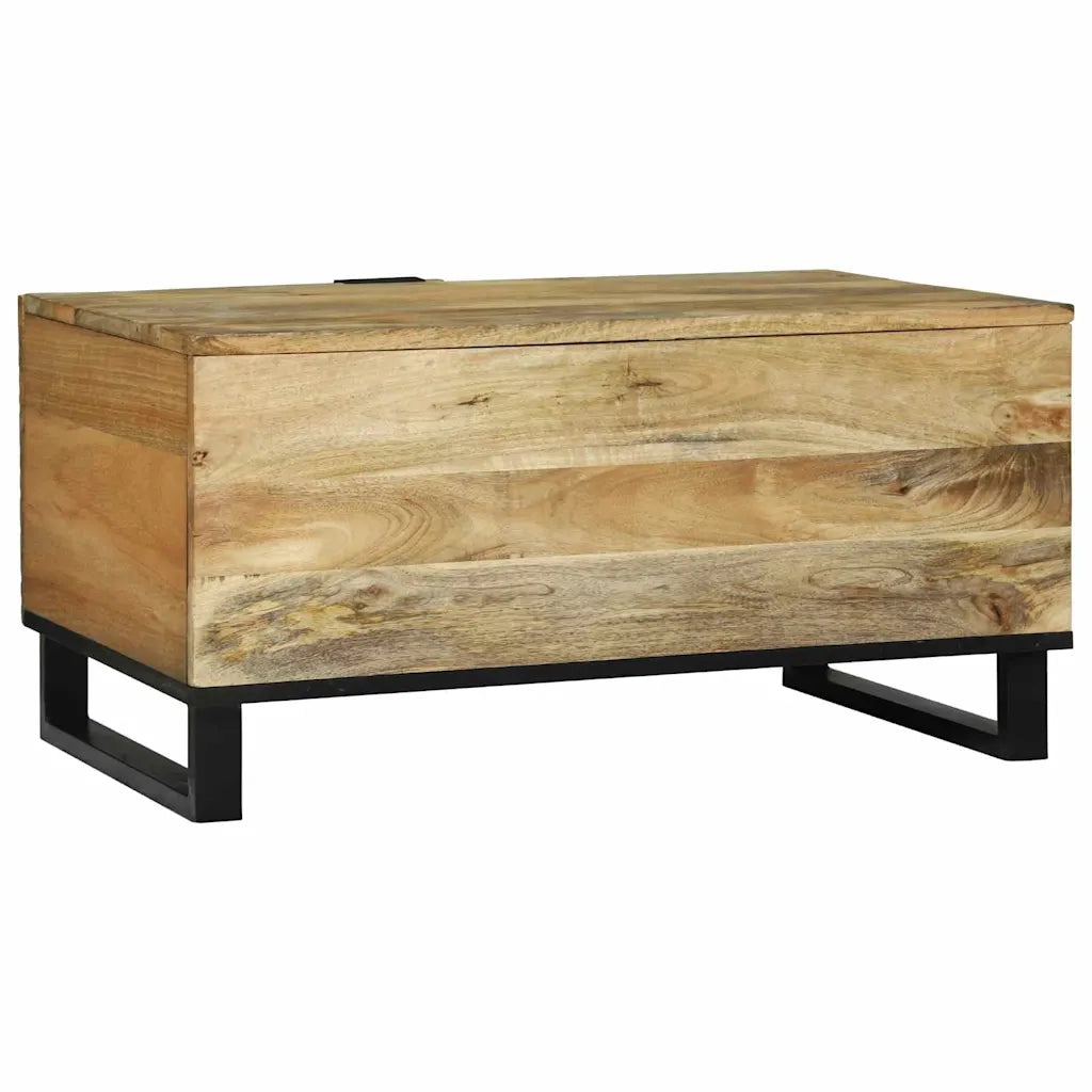 Tavolino da Salotto-Tavolino da soggiorno-Tavolo Marrone e Nero 80 x 50 x 40 cm 901118