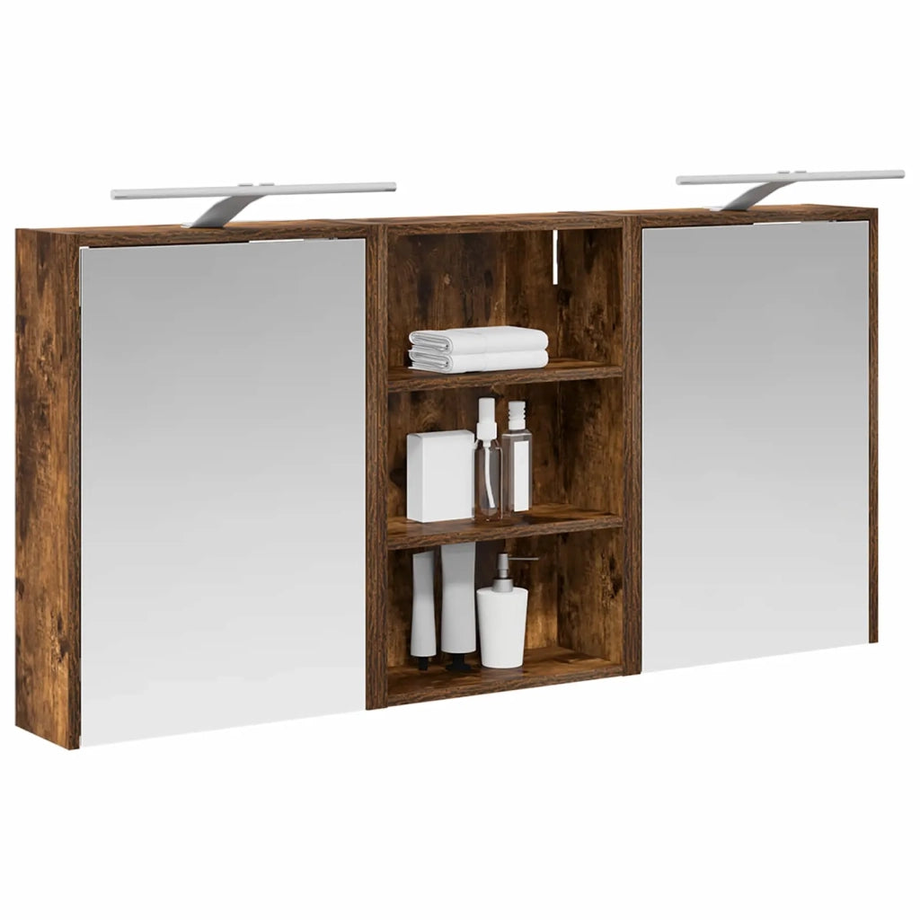 Set di Armadi da Bagno con lo scaffale 3 pcs 126 x 16 x 62.5 cm 3403836