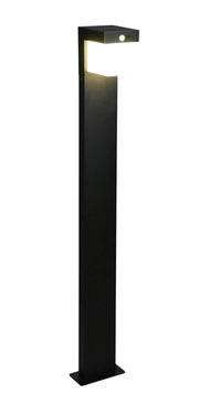 Paletto da giardino COLOMBO RL solare ibrido LED nero IP44