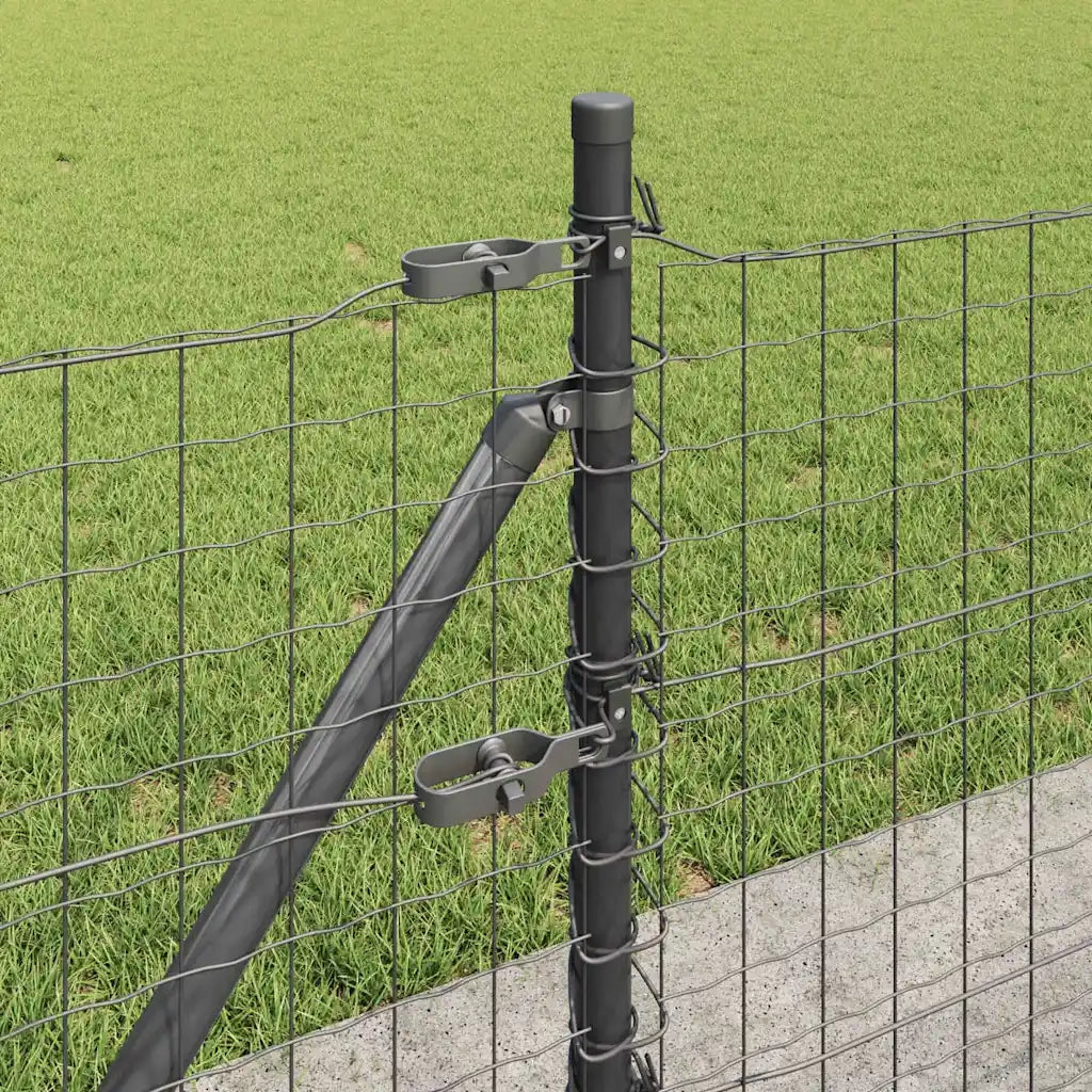 Palo della recinzione 52 pcs Grigio 3,2 x 3,2 x 70 cm 3350240