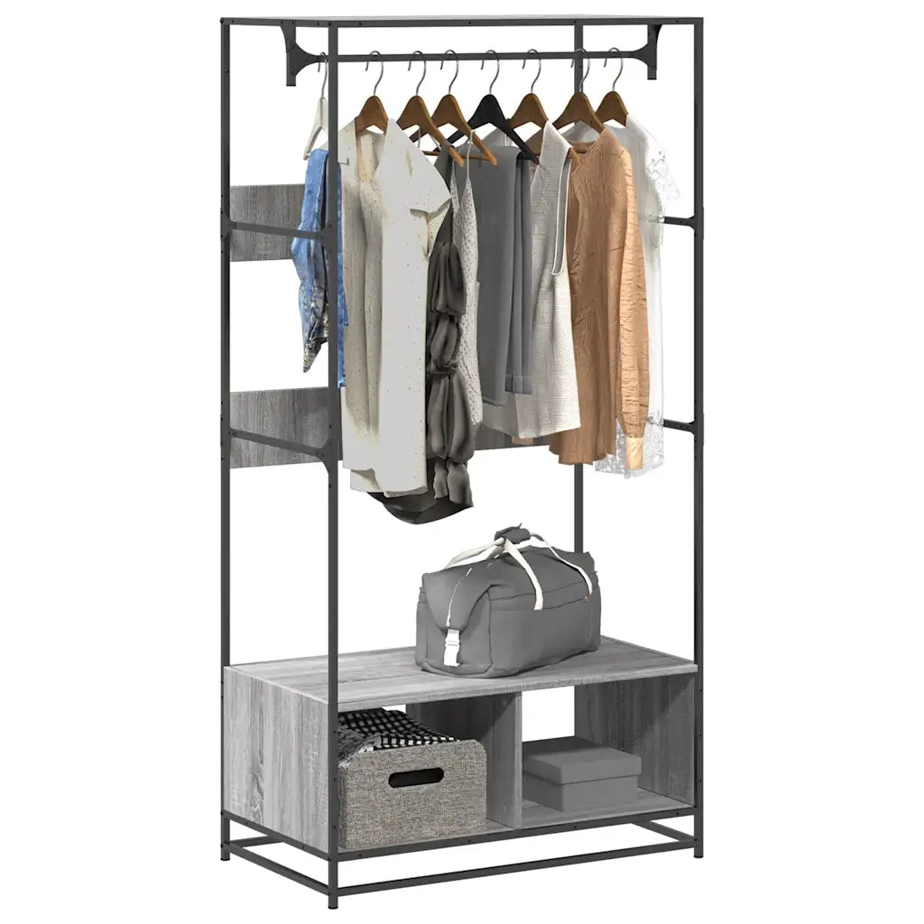 Armadio Grigio Sonoma 90x50x180 cm in Truciolato CFW3723900