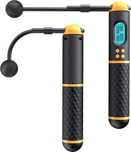 Tessitore digitale regolabile con display LED e cavo in acciaio per fitness crossfit sport ginnastica contapassi wireless per adulti donne e bambini