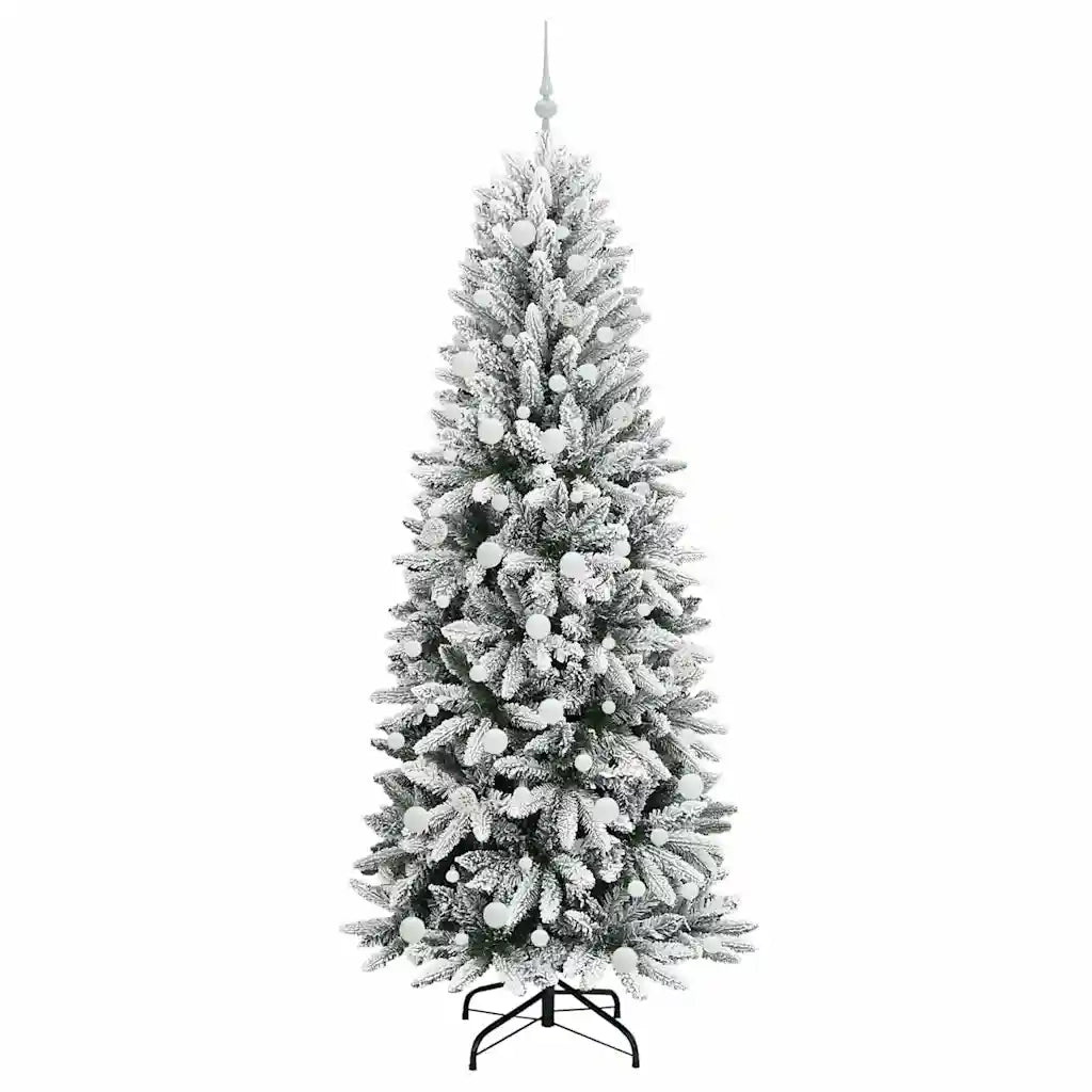 Albero di Natale | Decorazioni natalizie artificiale con 300 LED Bianco 210 cm