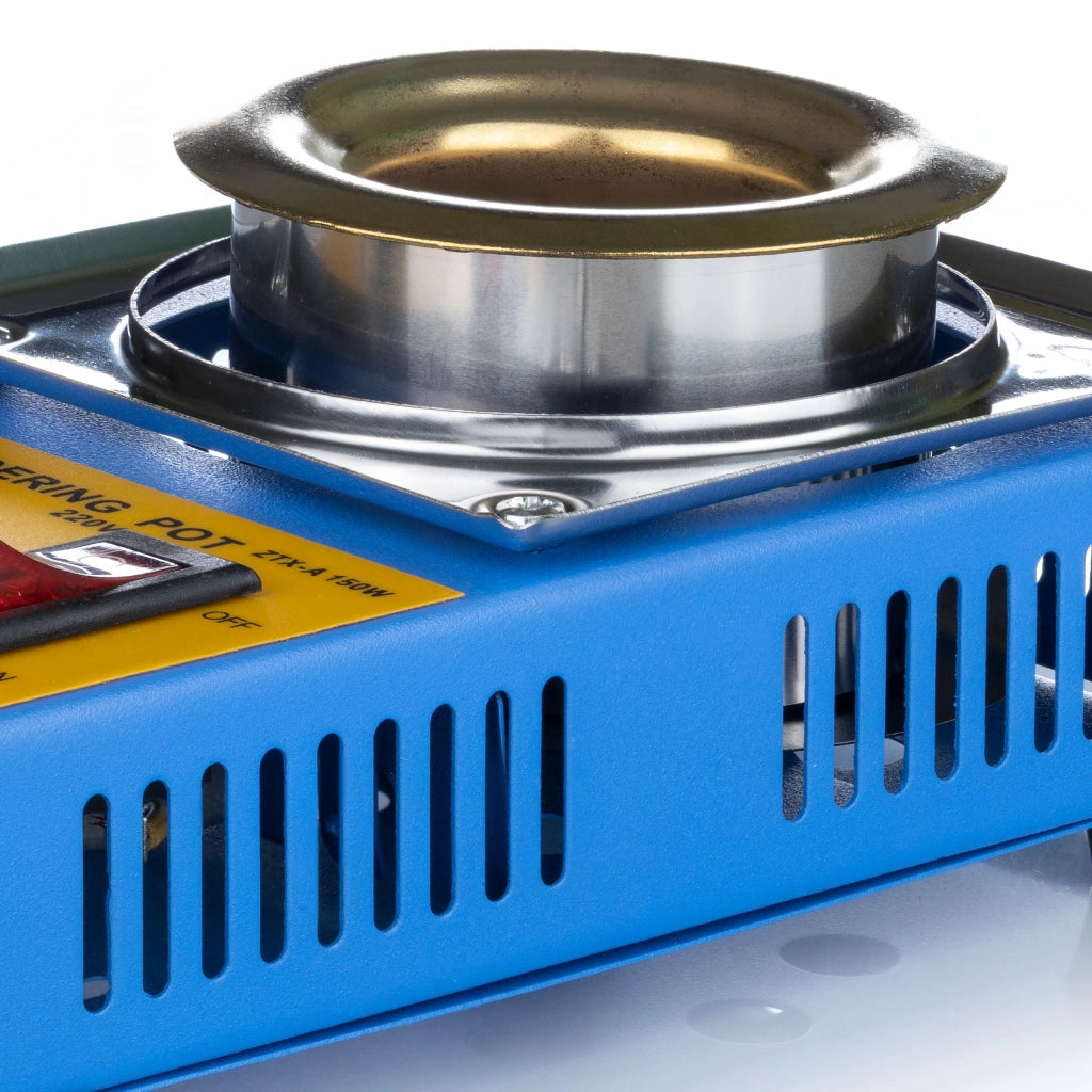 Tigelle Saldatura Rosfix 11-A 150W – Acciaio Inossidabile, Regolazione Temperatura 100-550°C | Capacità 250g, Ø 37mm