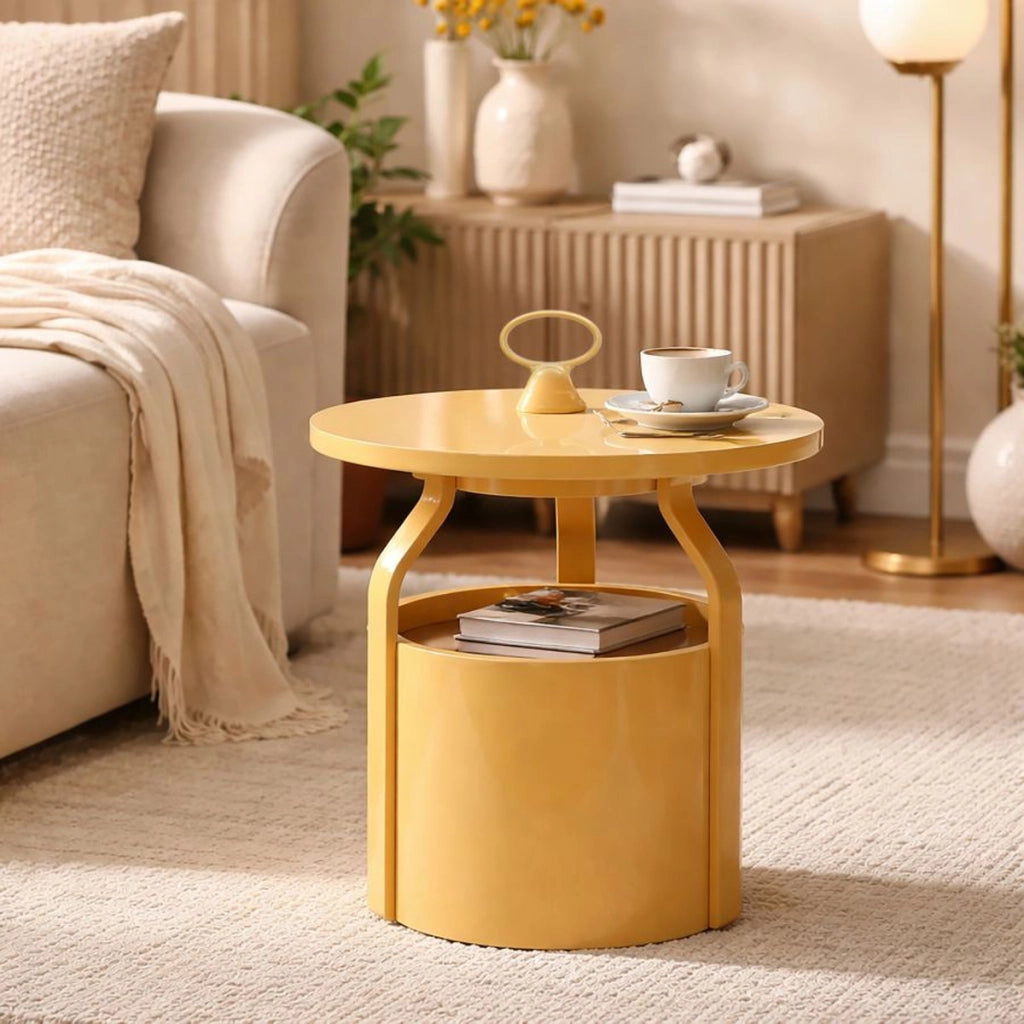 Tavolino VKH1094, Beige, Plastica, 44x44x43 cm