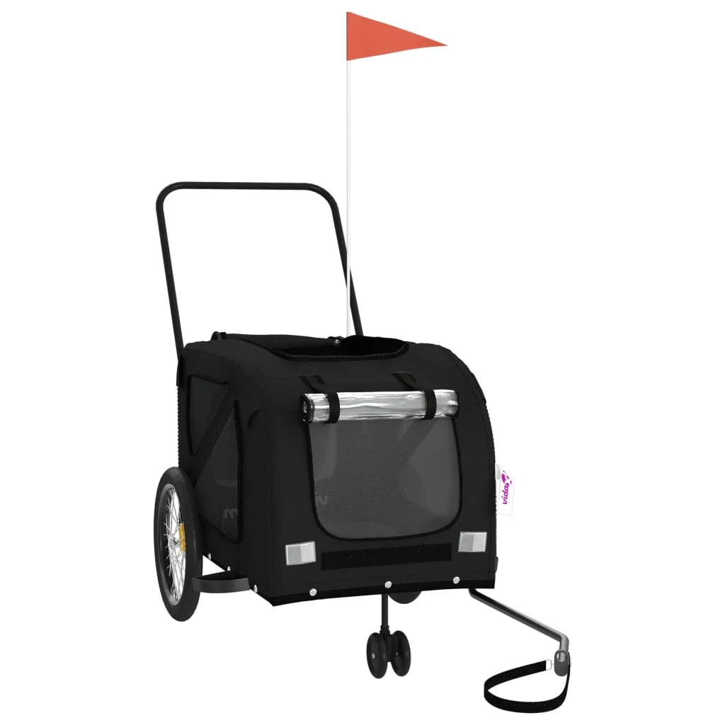 Rimorchio/carrello per animali domestici nero 02_0044230