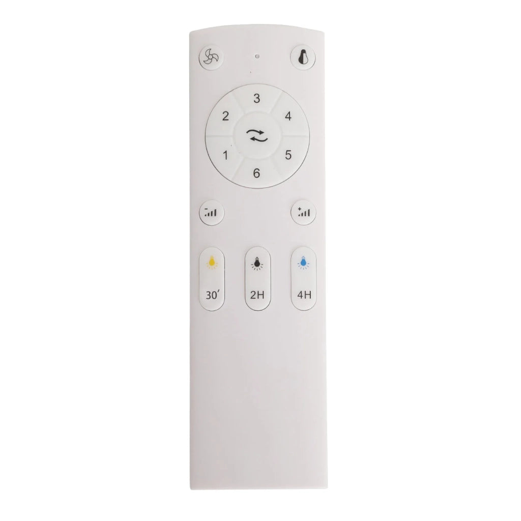 LÚZETE - VENTILATORE A SOFFITTO LED 35W REGOLABILE CON 4 PALETTE RIENTRANTI BURLINGTON