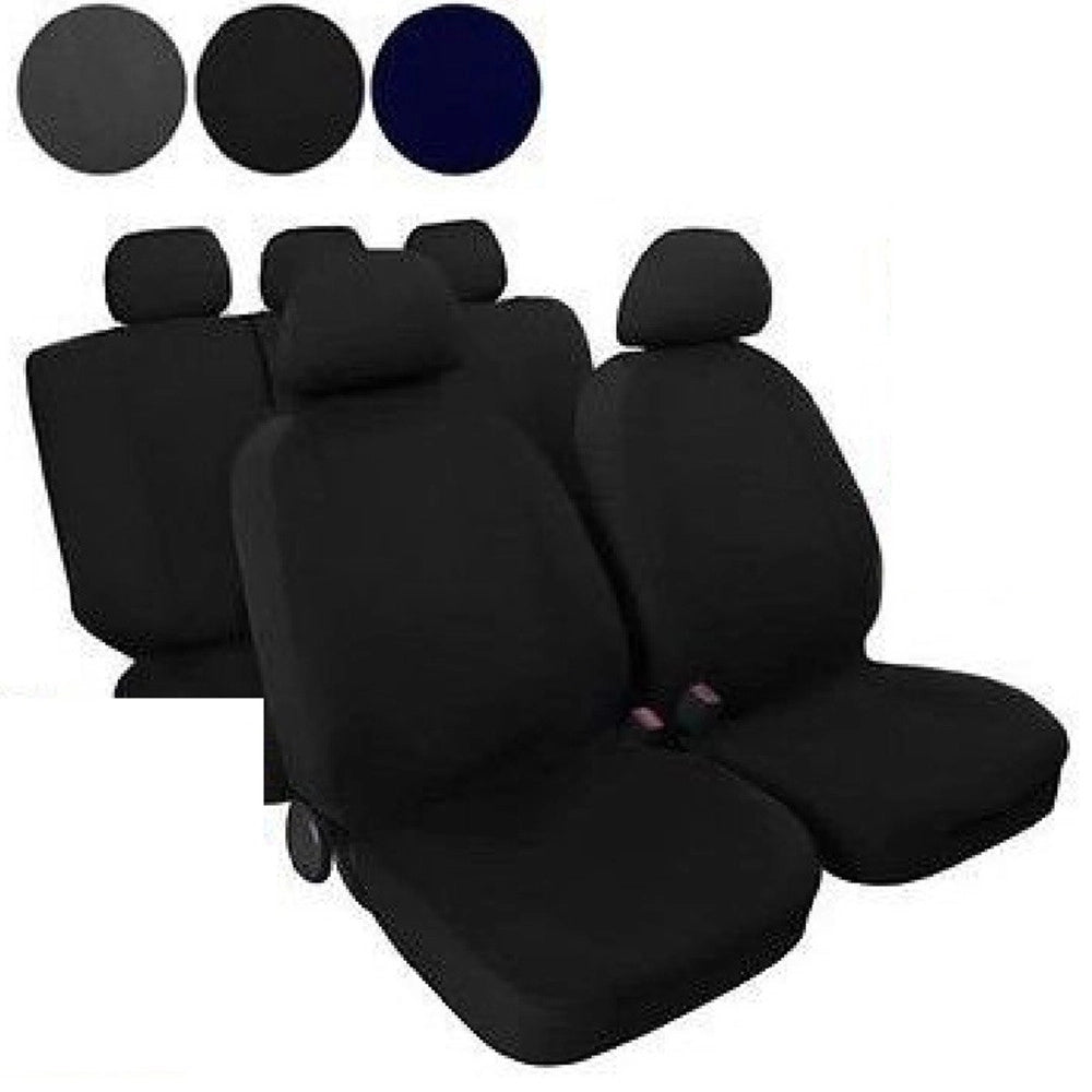 Trade Shop - Coprisedili Copri Sedili Universali Per Tutte Le Auto 6 Zip Fodere Universali -