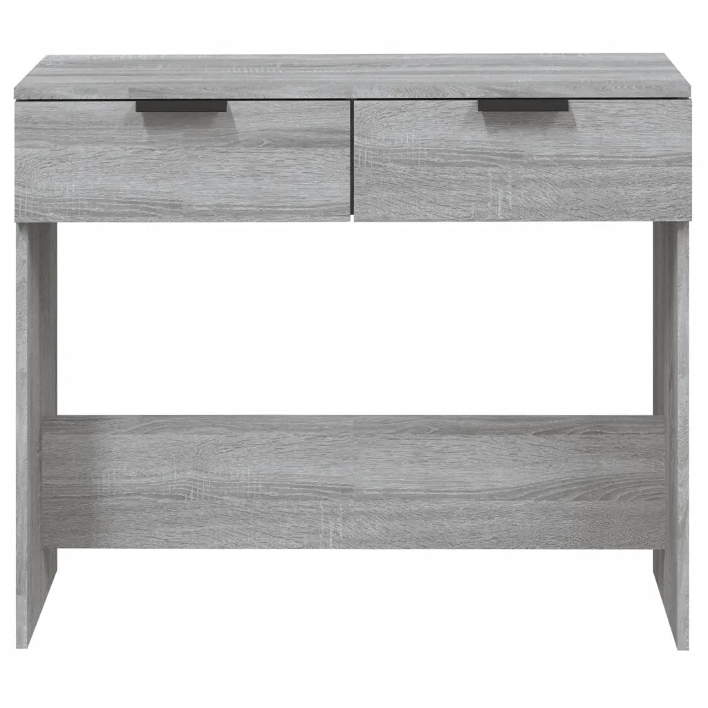 Tavolino Consolle-Tavolino da soggiorno-Tavolino da Salotto Grigio Sonoma 90x36x75 cm Legno Multistrato