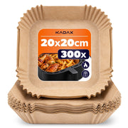 KADAX Wkłady do Air Fryer kpl.100szt,20x20x4,5 cm<
