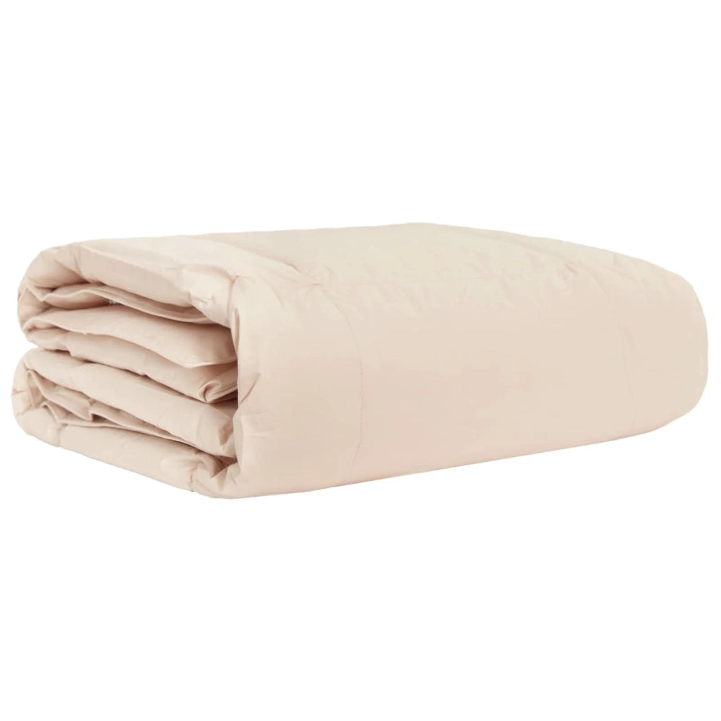 Piumino Letto Estivo Beige 155 x 220 cm 100% Kapok Naturale 42041883