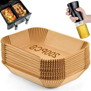200 pezzi di carta per frittura aeree - accessori dual - 22 x 14 cm - veleni per frittura aeree AF300EU AF400EU