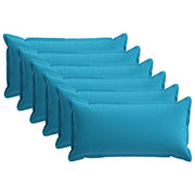 Federa 6 pcs HOUTEN Blu Reale 40 x 70 cm Poliestere 917893