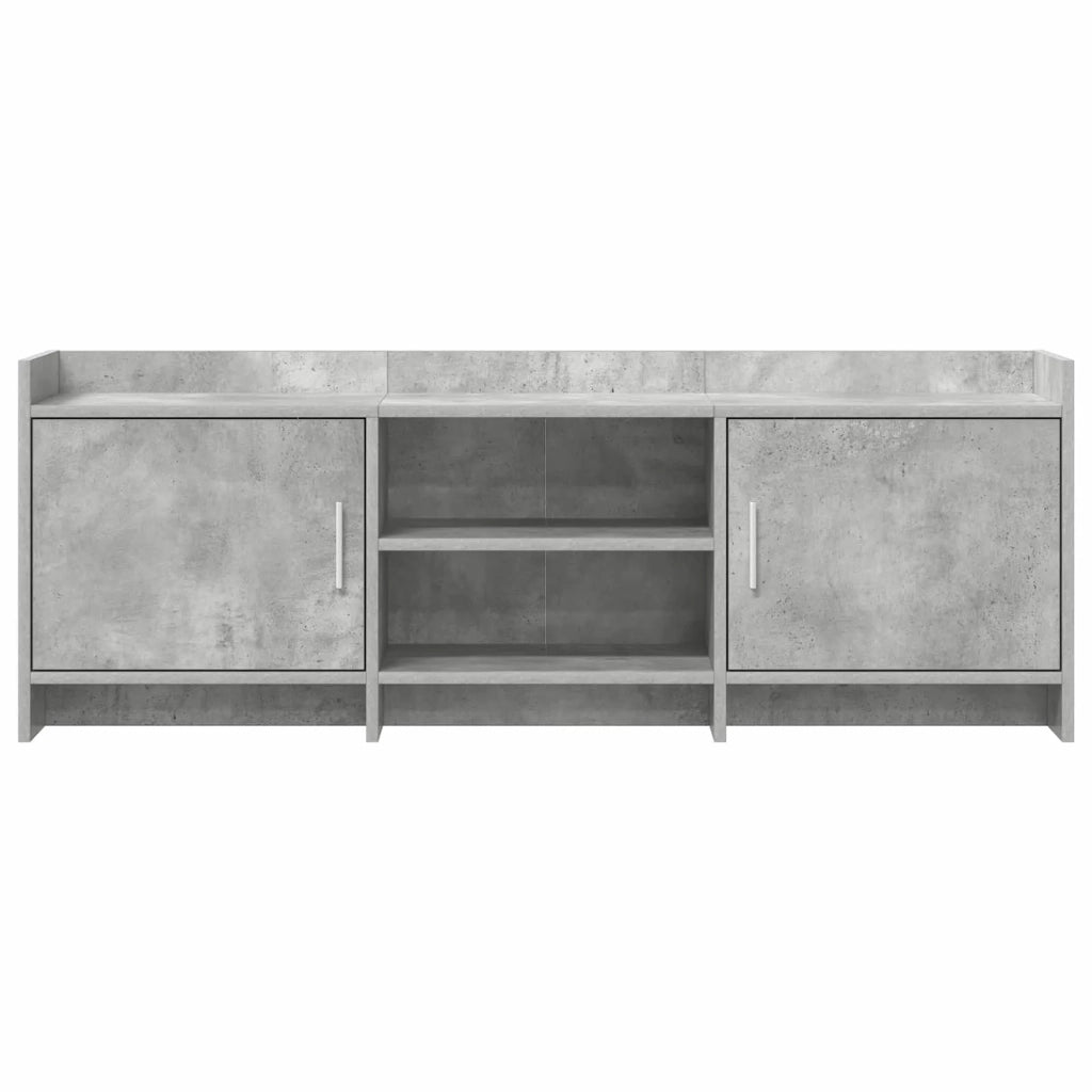 Mobile TV 130 x 33 x 47 cm Grigio Cemento Legno ingegnerizzato 8011174