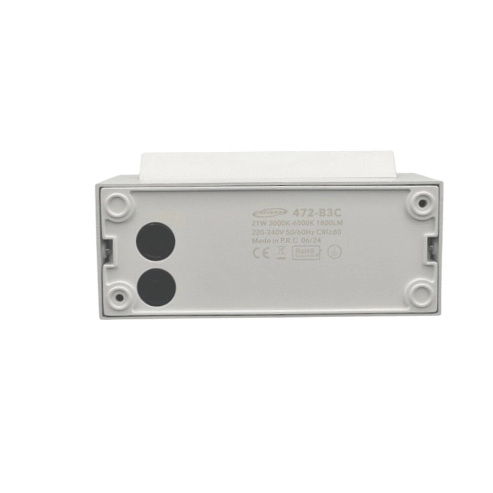 Trade Shop - Applique Parete Inclinabile Esterno 21w Tecnologia Cct 3 Tonalità Di Luce Ip65 472-3c -