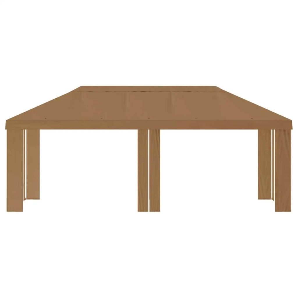 Copertura per Gazebo 6 x 3 m Beige Poliestere 190 900423