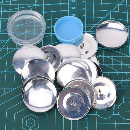 Set di Knoppi - Knoppi Naaiknopen 40mm - Hobbie Fai da Te - Alta Resistenza - Gomma/Metallo - Stile a Mano Fatto Knoppi - Knop