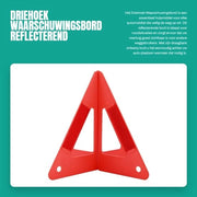 Segnalazione di Sicurezza Riflettente - Tabellone di Emergenza Portatile - Segnale di Stop per la Sicurezza Stradale - Altezza 100 cm - Prevenzione di Incidenti di Colpo di Sterzo - Adatto per la Costruzione Stradale - Segnalazione di Sicurezza