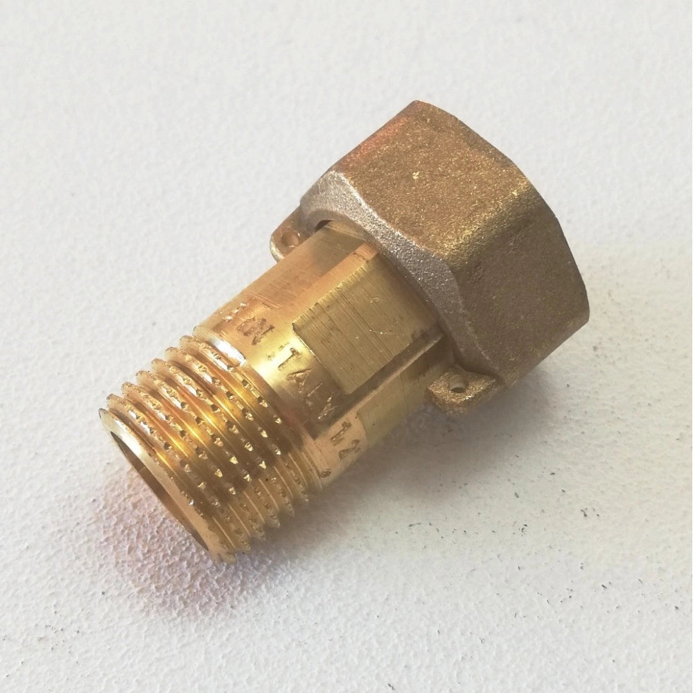 Raccordo codolo 3/4 x 1 con calotta per contatore - guarnizione inclusa