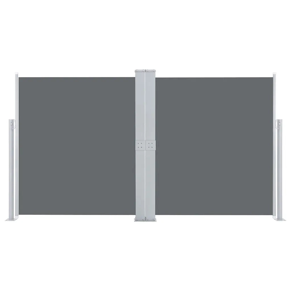 Tenda da Sole Laterale Retrattile Antracite 140x600 cm 48456