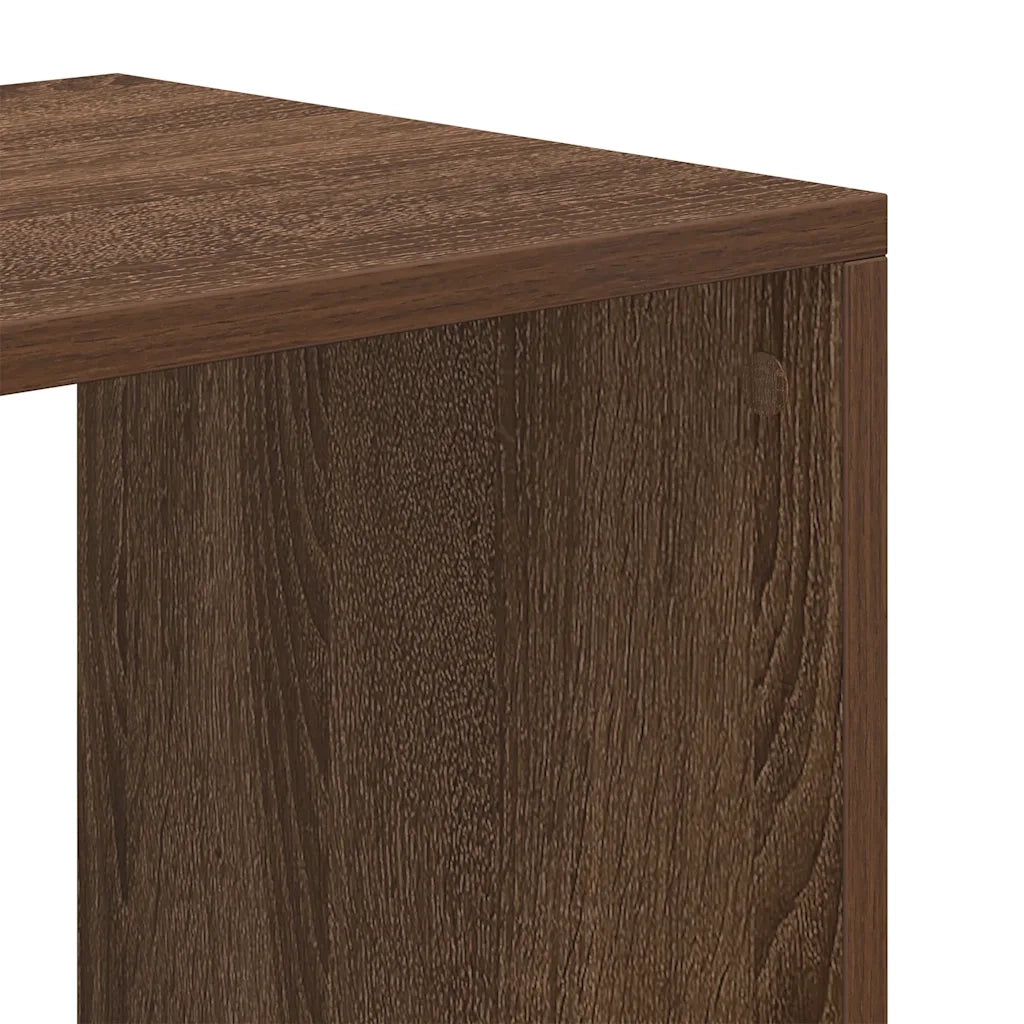 vidaXL Libreria Rovere Marrone 66x31x112 cm in Legno Multistrato