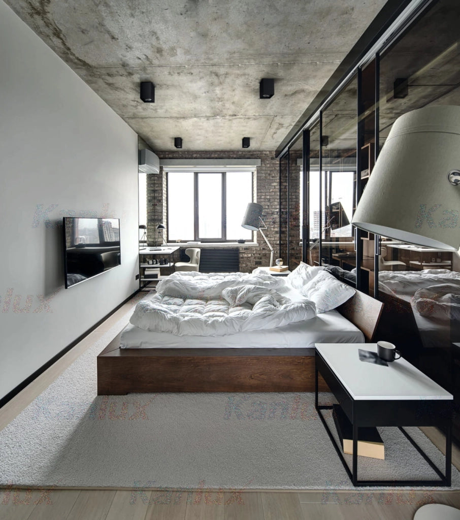 Faretto a soffitto quadrato nero GU10 10W Kanlux 25476