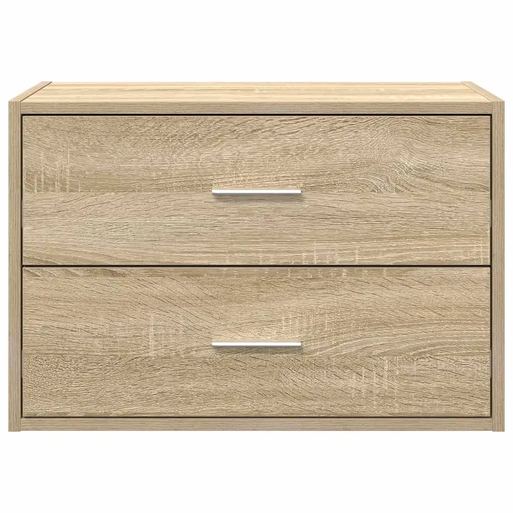 Armadio con 2 Cassetti Rovere Sonoma 60x31x40 cm in Truciolato 858825
