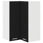 Armadio pensile | Mobile da Cucina Rovere Nero e Bianco 57 x 57 x 80 cm
