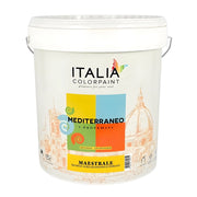 Idropittura quarzo acrilsilossanico fibrato mediterraneo maestrale bianco *** formato 4 lt, confezione 1