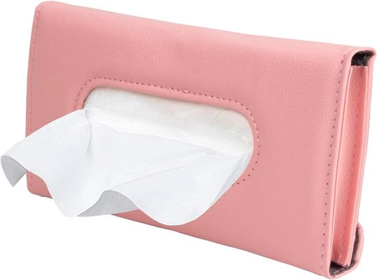 Accessori di interni auto, supporto serviette e parasole, contenitore serviette sedile posteriore, contenitore serviette premium, accessori di interni auto per pick-up truck SUV di General Motors (rosa)