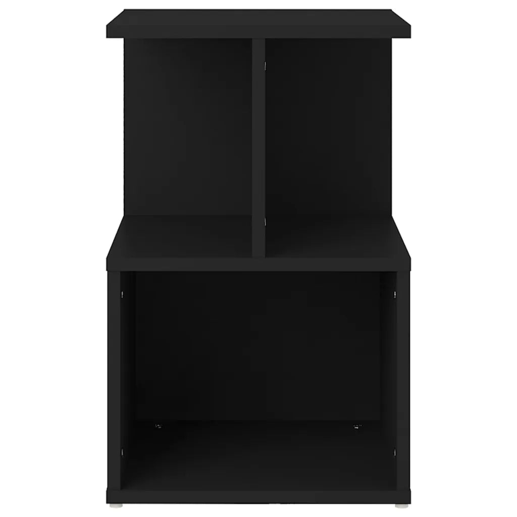 Comodini 2 pz Neri 35x35x55 cm in Legno Multistrato 806349